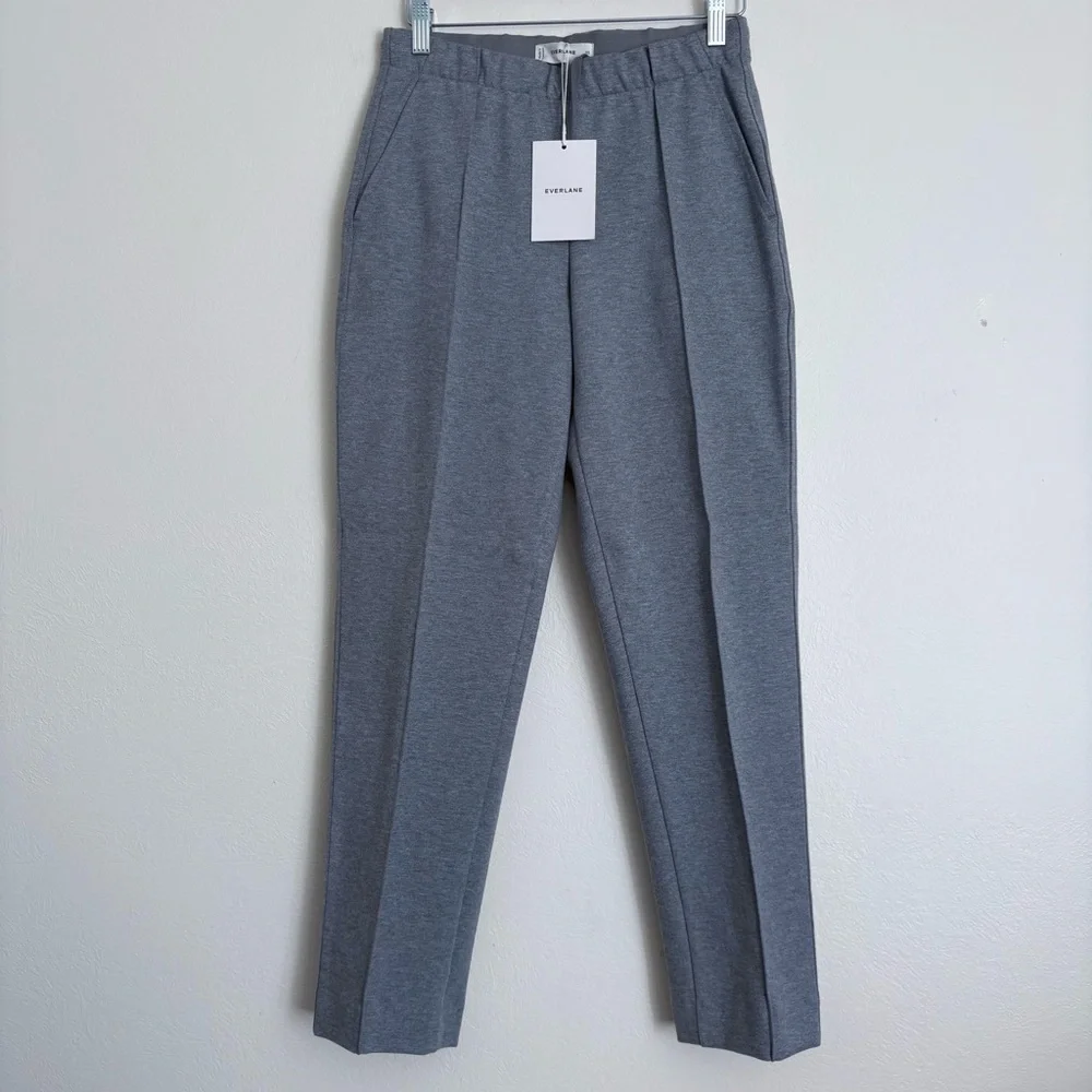 NWT Everlane Organic Cotton Blend Drawstring Waist Pants Sz XS